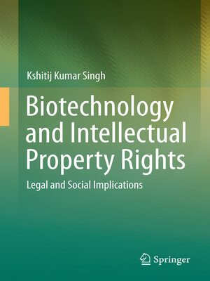 cover image of Biotechnology and Intellectual Property Rights